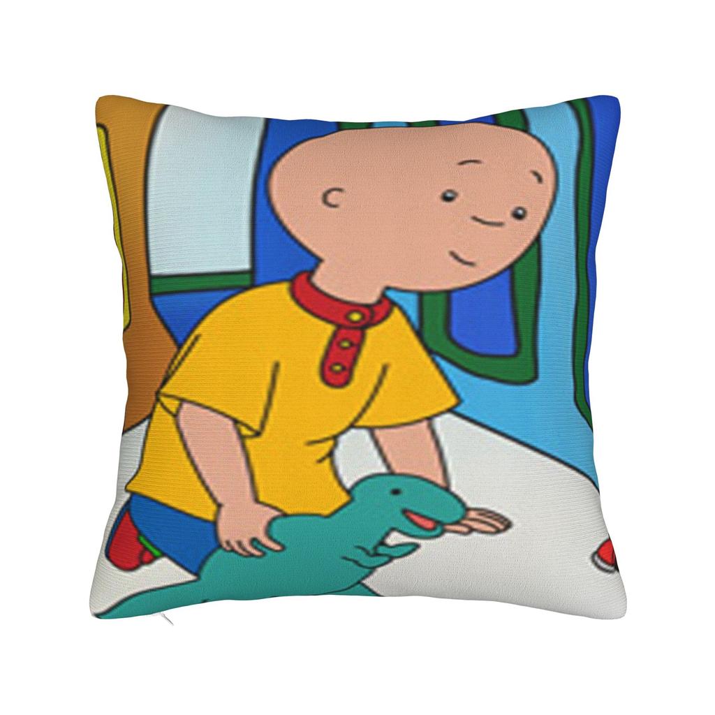 Federa per Cuscino Stampa Baby Friend C-Caillou Copricuscino Copricuscini Arredamento Casa Y2K con Zip Multitasca