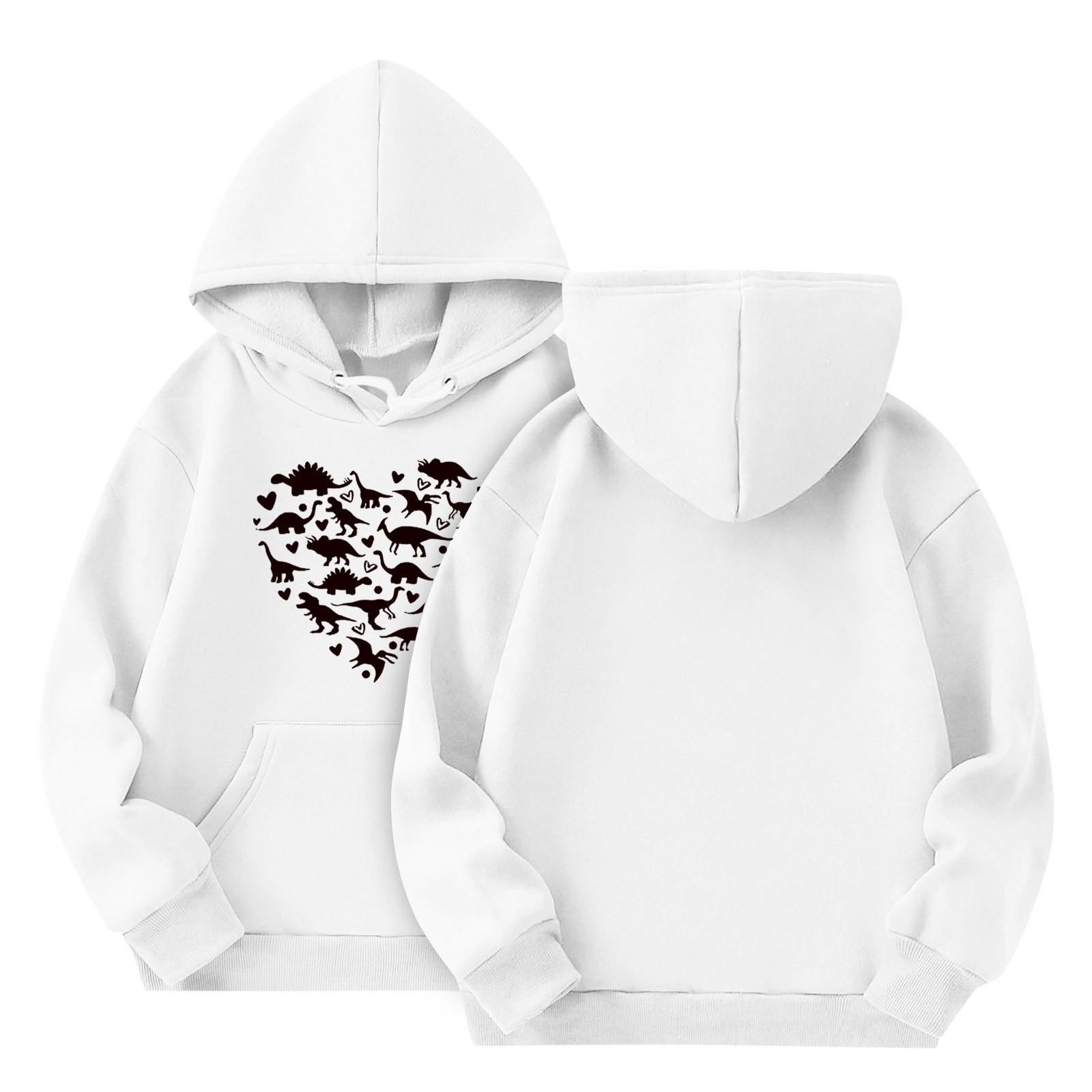 

Світшоти для дівчаток-підлітків Толстовки з довгим рукавом Пуловер на зав’язках Милий великий худі 150 бежевий