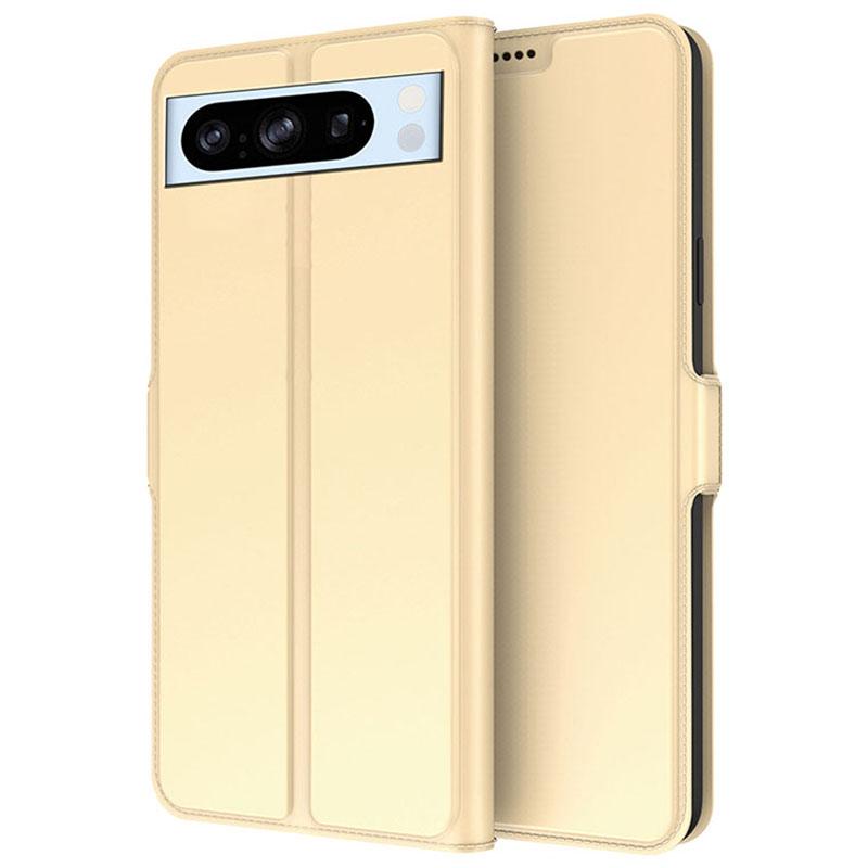 For Google Pixel 8 Pro Card Holder Phone Case PU Leather+TPU Phone Stand Cover