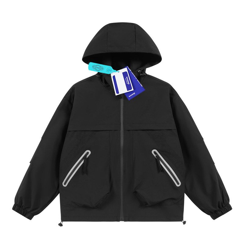 Wassup2025 New Autumn and Winter Jacket Loose Zipper Pocket Workwear Jacket Couple Outdoor Sports Top