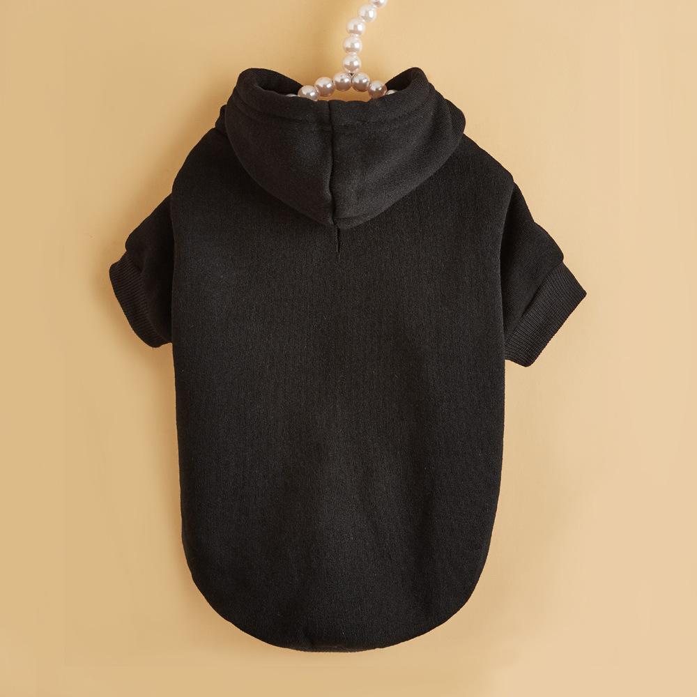 Polarowa bluza z kapturem dla psa, dwunożny pulower, sweter dla zwierzęcia, ciepłe ubranka dla szczeniaka, strój dla małego psa, przytulna odzież dla zwierzęcia, kurtka z kapturem dla zwierzęcia wielokrotnego użytku