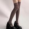 Medias de Color Sólido para Mujer Hasta el Muslo Por Encima de la Rodilla Calcetines JK Japoneses