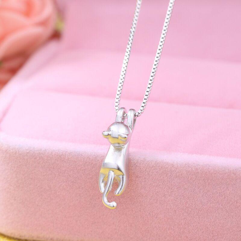 New Trendy Fashion 925 Silver Pearl Simple Elegant Thin Chain Pendant Necklace for Women Girl Jewelry Dropship Wholesale