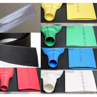 2M Diameter 30/35/40/45/50/60/70/80mm 2:1 PE Heat Shrink Tube Insulation Cable Sleeve Sheath Wrap Wire ROHS UL