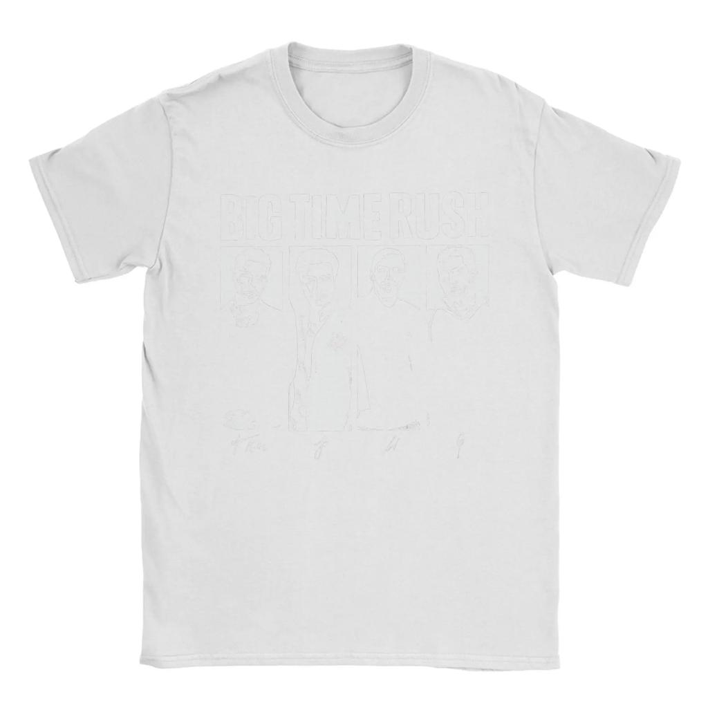 Men T-Shirt Big Time Rush Tour 2026 Humor Cotton Tee Shirt Short Sleeve T Shirt Crew Neck Tops Plus Size
