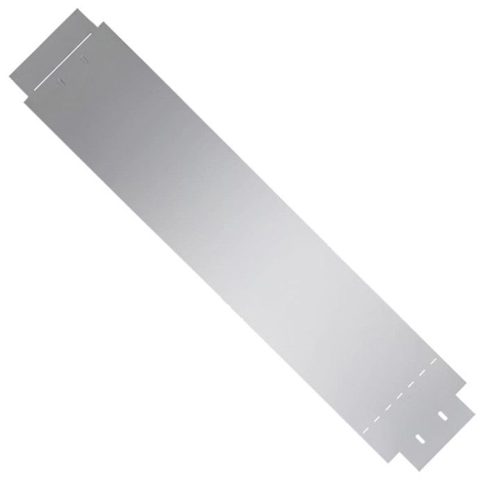 VidaXL Clôture de pelouse 15 pcs Acier galvanisé 100x20 cm