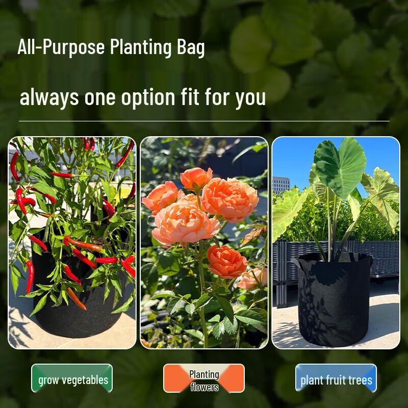 Deware Heavy-Duty Plant Grow Bags