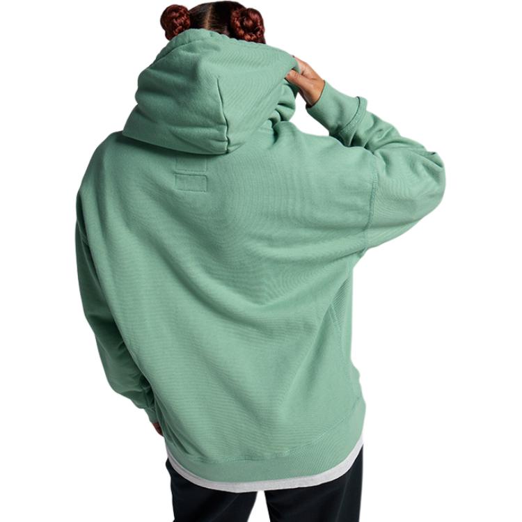 Converse Gold Standard Loose Fit Pullover Hoodie Sweatshirt Unisex Green 10025917-A06