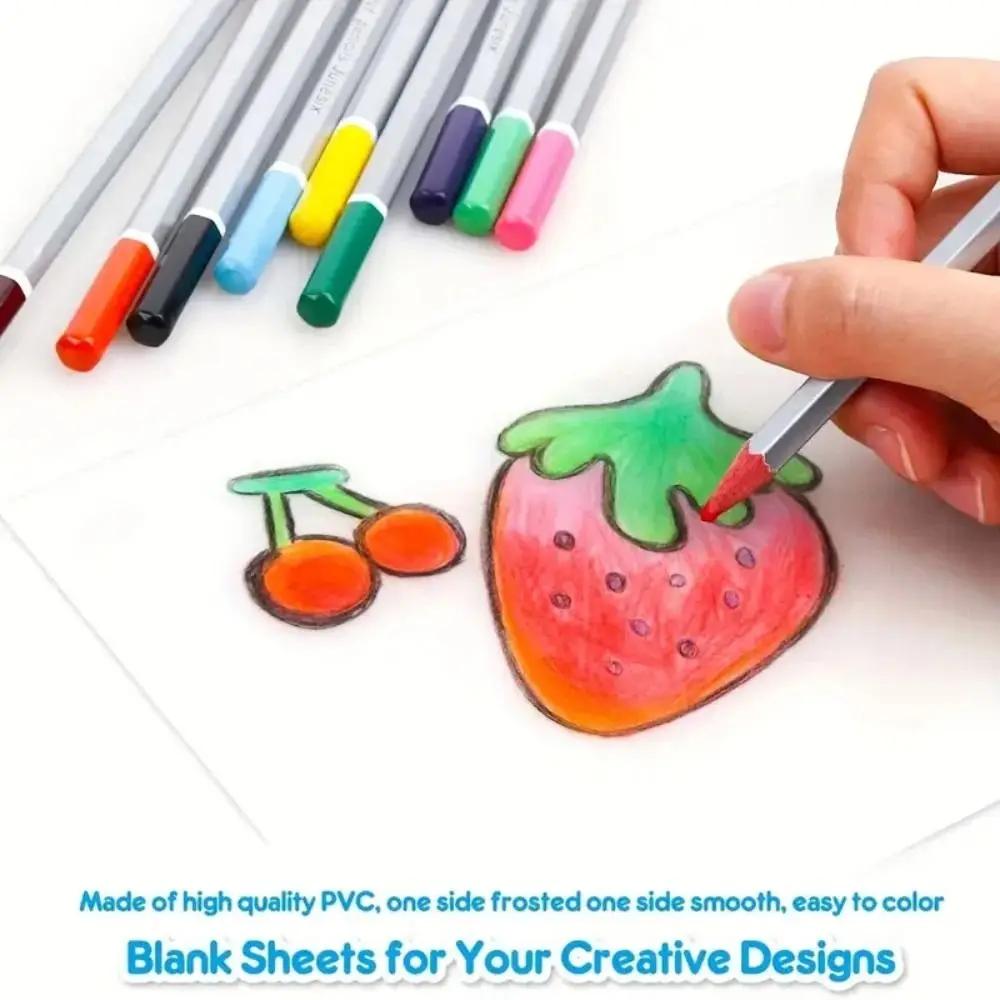 1Pcs Durable Printable Shrink Plastic Sheets Handmade Translucent White Shrink Film 29x20cm Shrinky Art Papers DIY Crafts