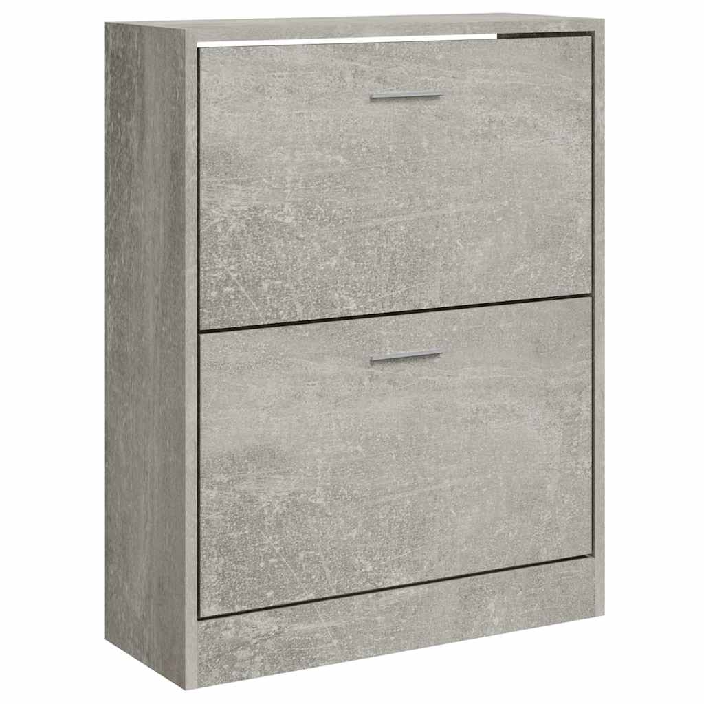 Vidaxl Szafka Na Buty, Szarość Betonu, 63X24X81 Cm