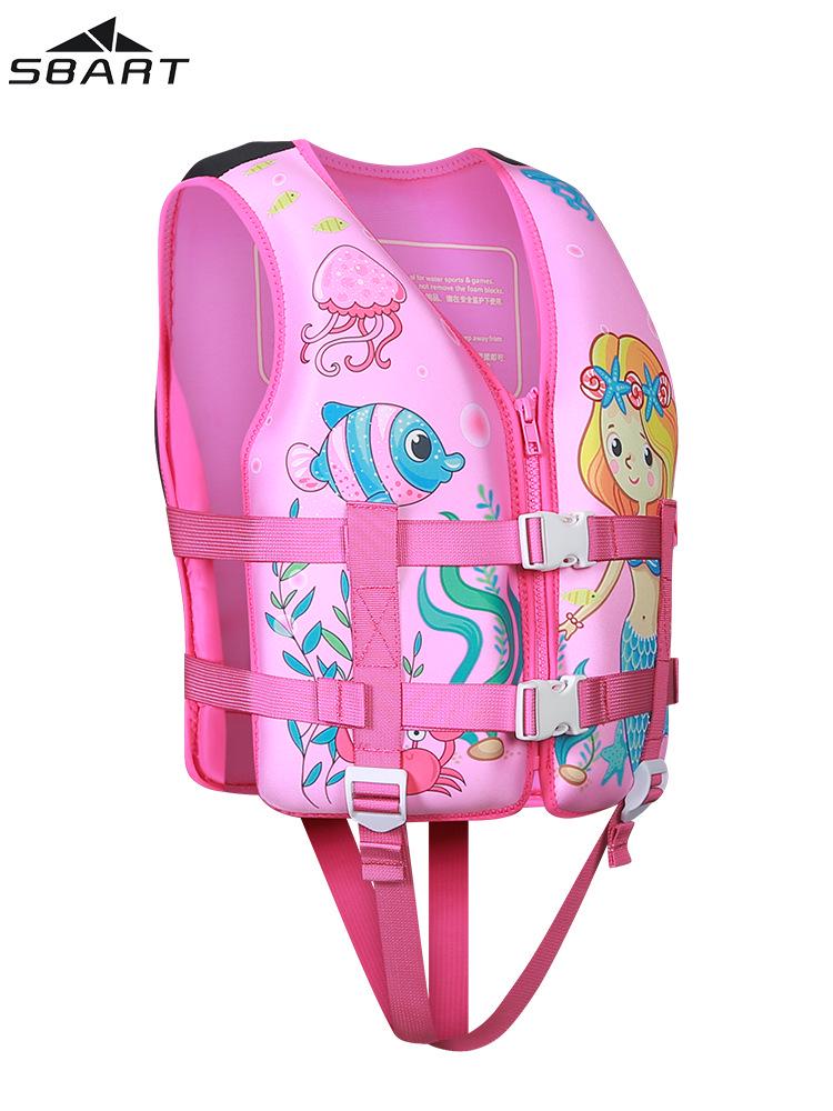 Sbart Children's High Buoyancy Outdoor Life Jacket for Beach and Rafting