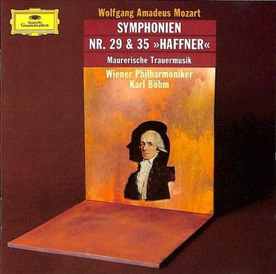 CD MOZART, BOHM; INV - Symphonies 29 & 35  4298032 Deutsche Grammo Europe Classical Used