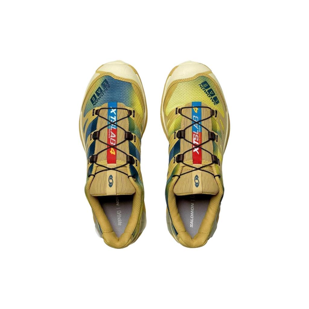 Salomon Xt-4 Non-Slip Low-Top Outdoor Functional Shoes Men Shoes Yellow 474423