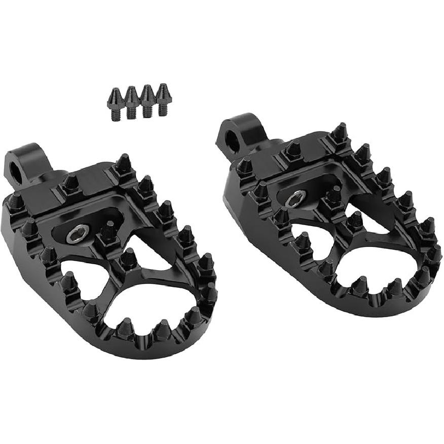 Motorcycle Foot Pegs MX Wide Pegs Floorboards for Dyna Fat Bob Touring Road Glide Road King Street Glide Electra Glide Sportster XL XR 883 Softail