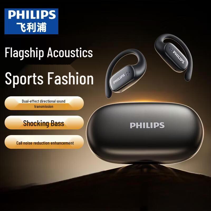 

Philips TAT3708 Open-Ear Clip-On Sport Bluetooth Headphones