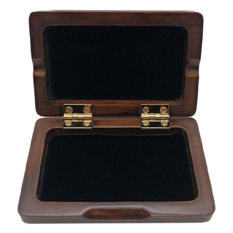 Portable Suona Reed Carrying Case Maple Wood Reed Storage Box Suona Reed Container Wind Instrument Accessories