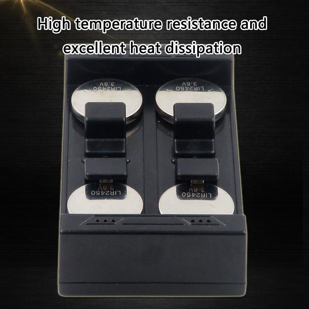 Efficient LIR2450 LIR2477 Button Cell Charger With Independent Charging Slot And Overcharge Protections Power Supply