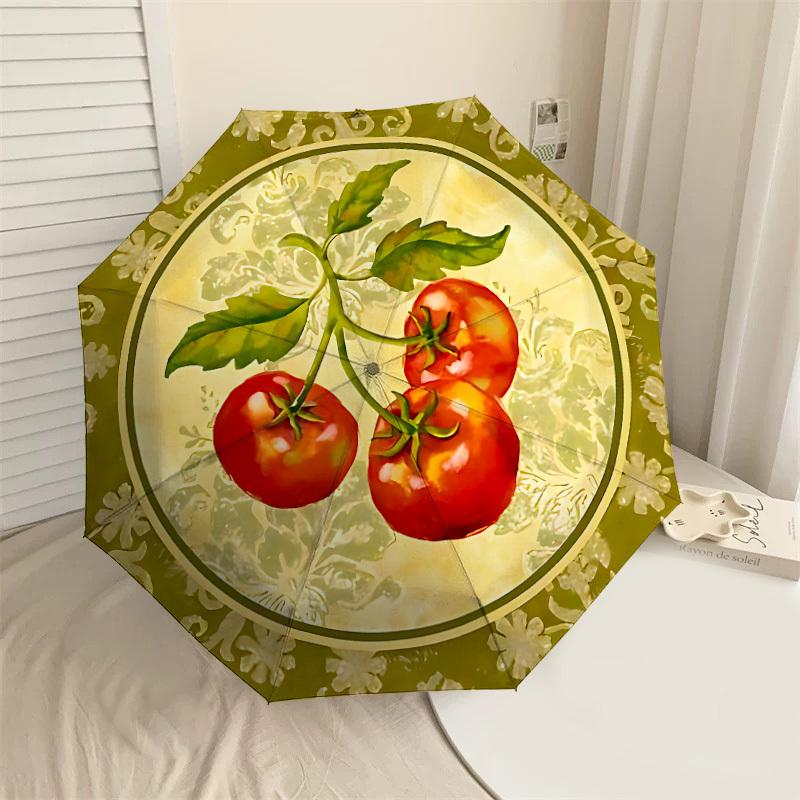 

1PC Tomato Plant Umbrella-8-Rib Reinforced, Automatic Open, Lightweight & Durable, Cute Fashion Accessory for Outdoor-P86