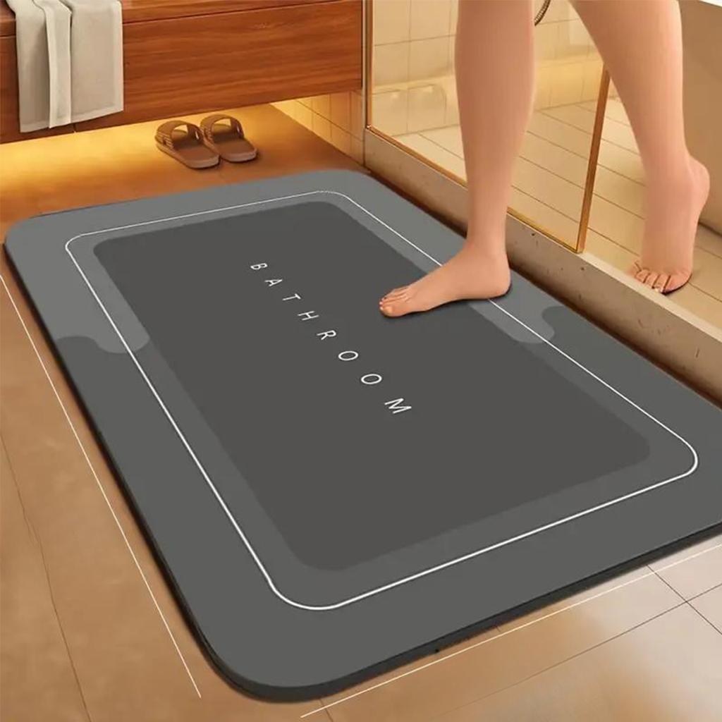 Covorașe simple din nămol de diatomee pentru ușa de la baie, rezistente la murdărie, antiderapante, covorașe de uz casnic pentru bucătărie, absorbante de apă, cu uscare rapidă, covorașe pentru picioare