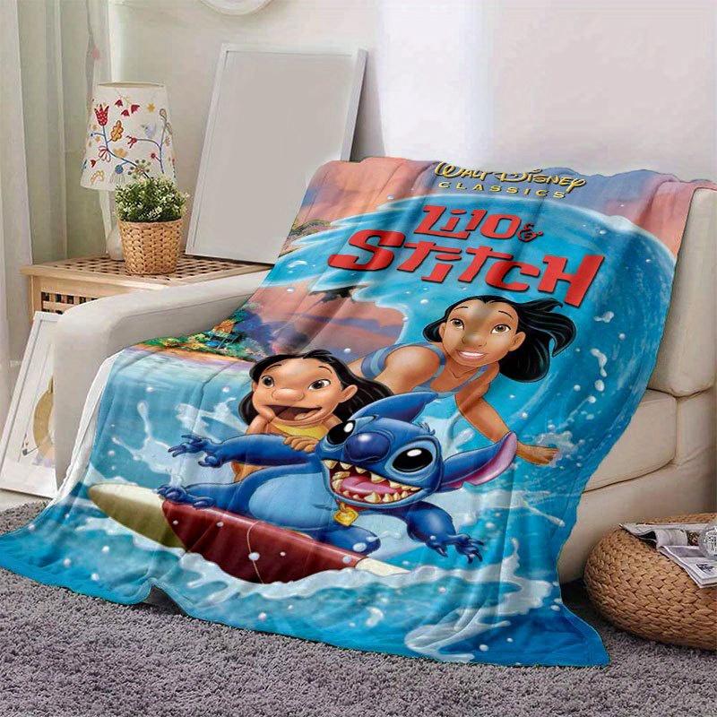 

Дизайн Lilo & Stitch М яка поліестерова тканина для офісного крісла або дивана Ідеально для подарунків на День народження, Різдво 80x120cm