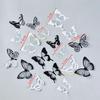 New 18pcs/lot Crystal Butterflies 3d Wall Sticker Beautiful Butterfly Living Room for Kids Room Wall Decals Home Decoration