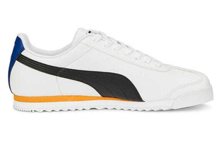 Men's Sneakers Puma Roma Basic Plus 'White Black Orange Brick'