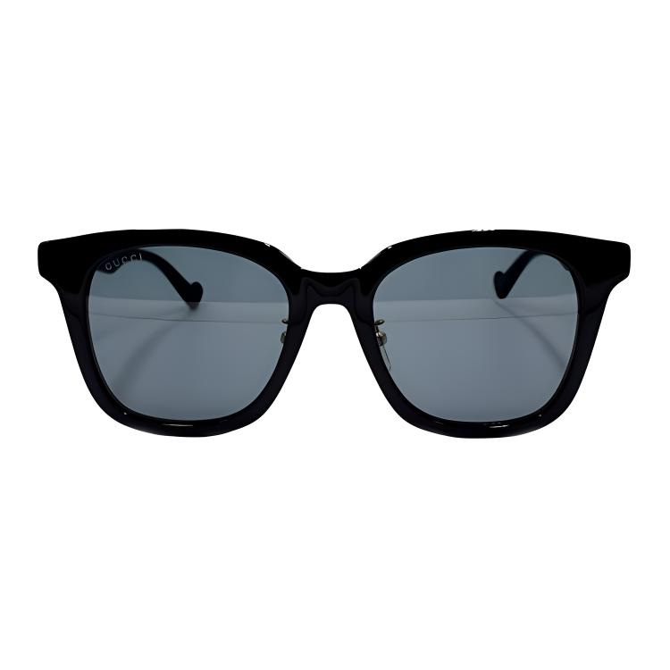 Gucci Cool Urban Trendy Holiday Travel Edition GG1000SK Universal Black/Black Leg Oval Sunglasses Unisex
