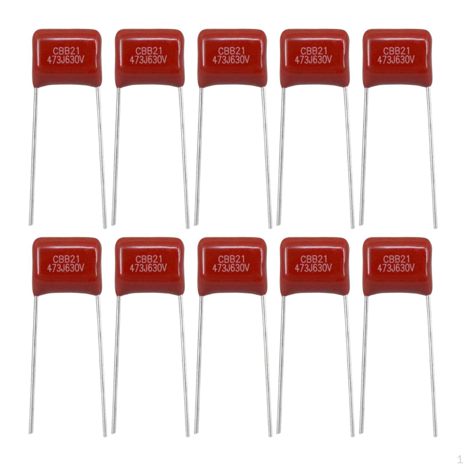 

10 630V Tone Film Capacitors, Professional Replacement, Repair, Performance, Easy Installation, 473J Film H 9mm