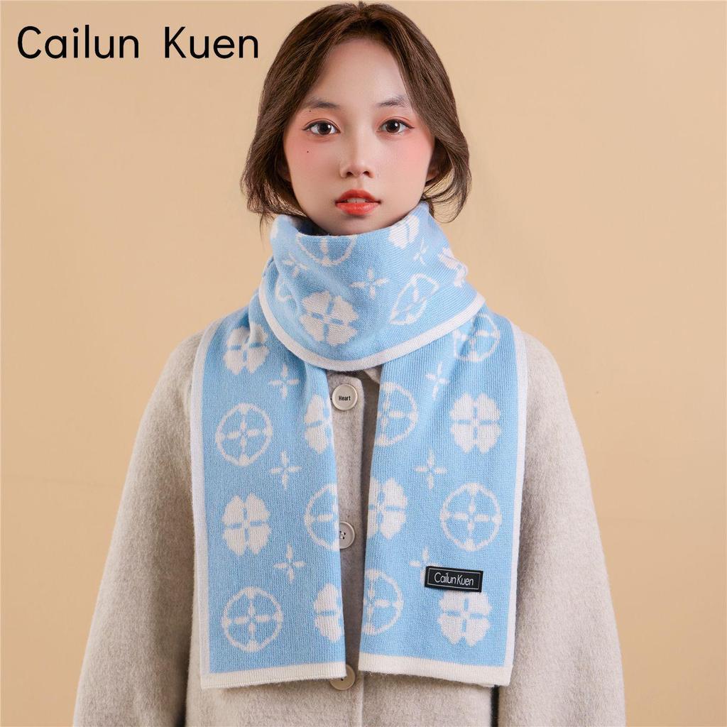 2025 Damen Schal aus Wolle im koreanischen Stil: Warmer, vielseitiger Winter-Nackenwärmer und Geburtstagsgeschenk