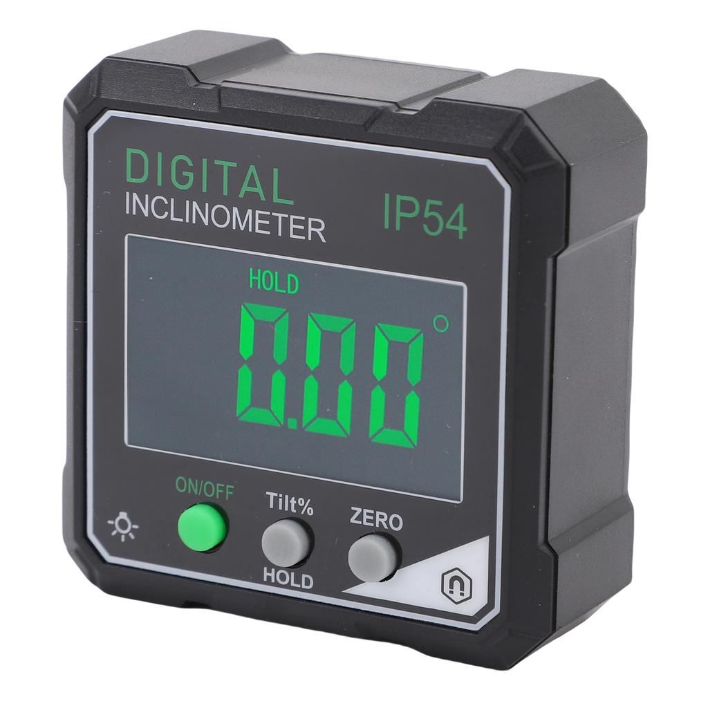 Inclinômetro Digital 4x90 Graus de Alcance Tela LCD Retroiluminada Localizador Eletrônico de Ângulo Magnético para Serras de Mesa de Marcenaria