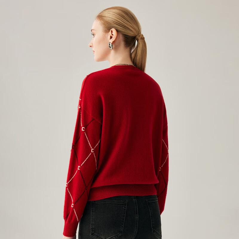 Zhao Jun Women's 100% Cashmere Round Neck Sweater