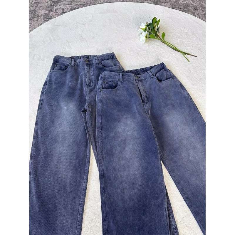 JYL Men s Straight Jeans American New Winter Teen High-Street Loose Denim Pants 2XL бездна