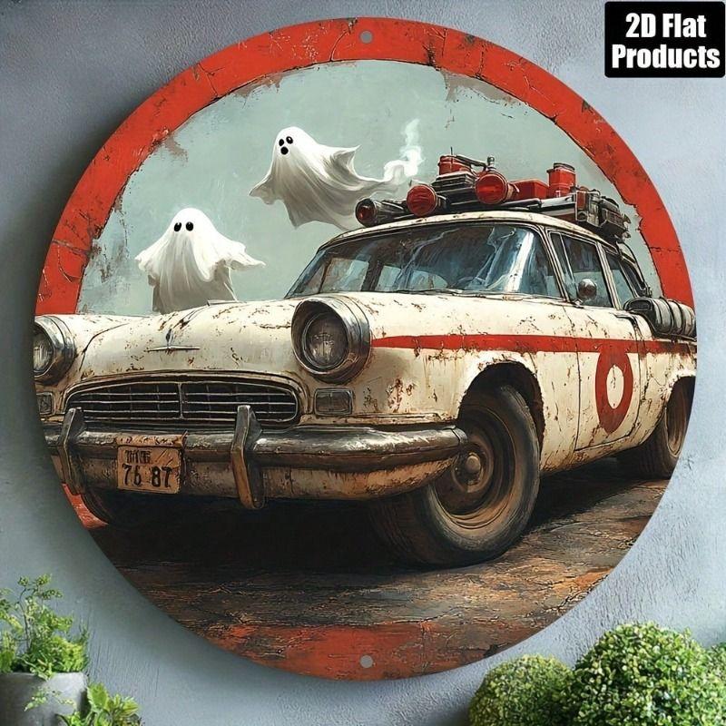 Metal Tin Sign 2D Wall Art Home Decor Flat Hanging Decorative Plaque