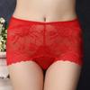 High Waist Women's Panties Sexy Hollow Lace Panties Comfortable Breathable Shorts