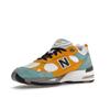 Sneakersnstuff x New Balance 991 Made in England Geheime Farbgebung Herren Sneaker Gelb Mint Weiß M991SNS