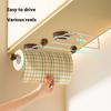 Soporte de Papel de Cocina con Ventosa Soporte de Papel Higiénico de Acero Inoxidable Colgador de Servilletas Soporte para Rollos Para Accesorios de Baño