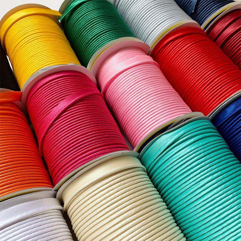 66M Edge Sewing Ribbon Cord Rope For Sofa Curtains Hats Clothes Cheongsam Hemming Garment Sewing DIY Patchwork Hemming Strip
