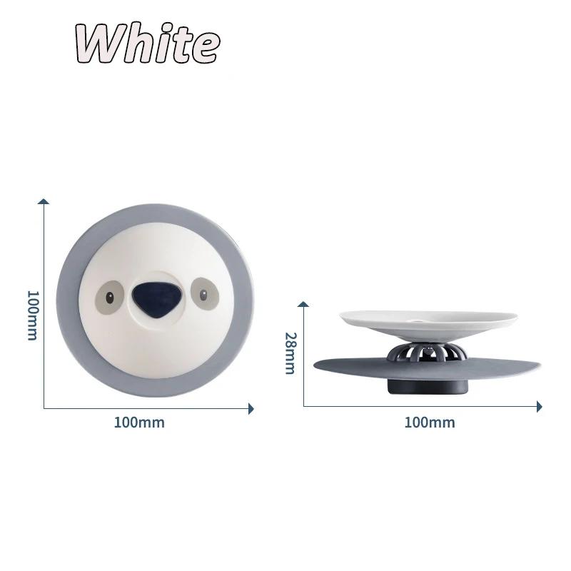 

Фильтр-пресс для сливного отверстия в полу для кухни с защитой от запаха, для ванной комнаты, для туалета, силикон, засоряющий сливное отверстие в виде летающей тарелки, отскакивающий от пола 1PC белый