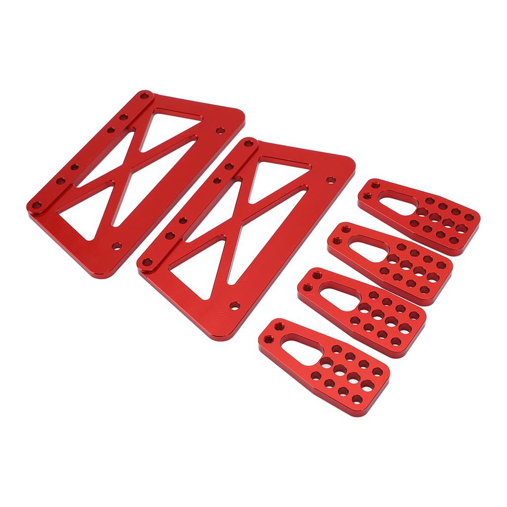 RC Metal Alloy Chassis Lift Plate Set Kit for   SCX10 1Celsius10 RC Model Car Parts