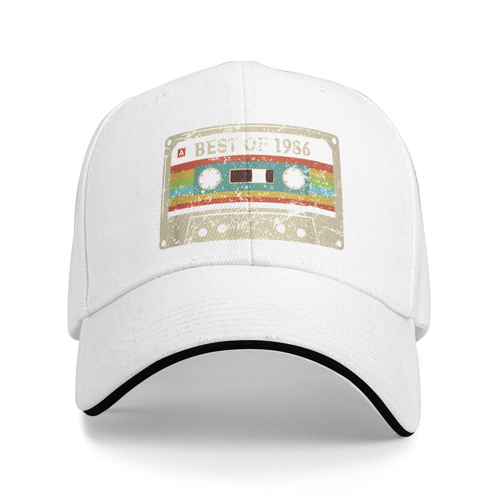 Summer Casual Baseball Cap Best 1986 Vintage 40 Year Old Bday 40th Birthday Outdoor Trucker Hat For Men Streetwear Snapback Cap