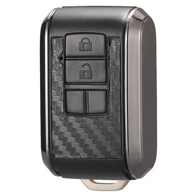 Carmate Car Key Case with Carbon Fiber Chrome Plated Finish for and XBEE DZ506 Cover/Key Suzuki, Mazda, Jimny, Hustler,