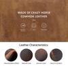 Genuine Leather Laptop Sleeve For MacBook Pro 14 Large Inner Pocket Shockproof