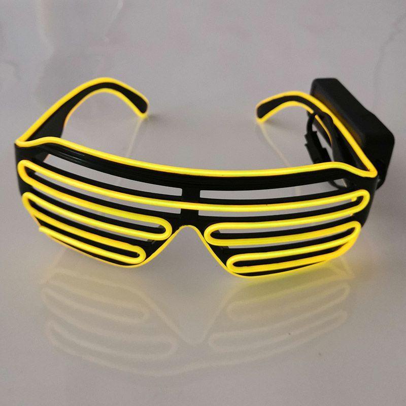 Online celebrity Bai Hui Jiang sells light-colored glasses,cold-colored glasses,the same model LED sunglasses,flashing dual-color single-color glasses