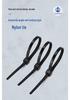 KSS CV Series Black & Natural Nylon Cable Ties, CV-500B