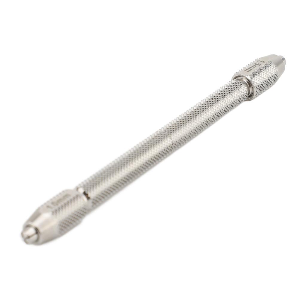 Silver Anti-slip Hand Twist Repair Clamp Mechanical Watch Crown Winding