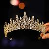 Hair Jewelry Baroque Crystal Crowns Luxury Princess Crown Exquisite Rhinestone Diadem  Wedding