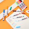 12 Stück bunte Markierungsstifte zum Zeichnen mit Wasser, schwimmender magischer Gekritzelstift, löschbarer schwimmender Stift, magischer Wassermalstift, Whiteboard-Marker