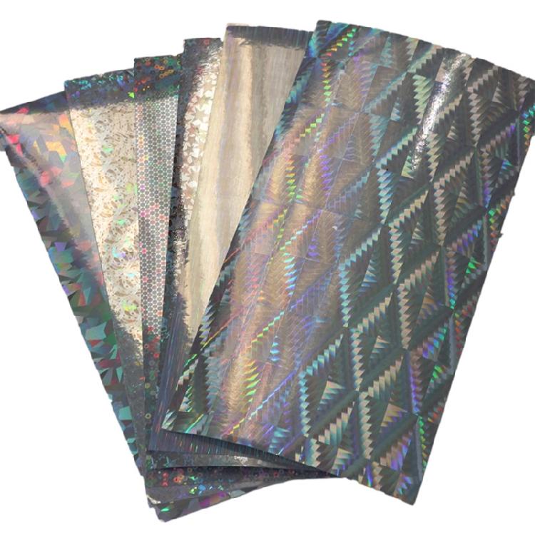 10Pcs Holographics Adhesive Film Hard Baits Lure Stickers Fishes Scale Lure Tape