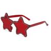 Star Shaped Glitter Sunglasses For Women Colorful Candy Tones UV400 Protection Trendy Party Shades For Festivals KJ136