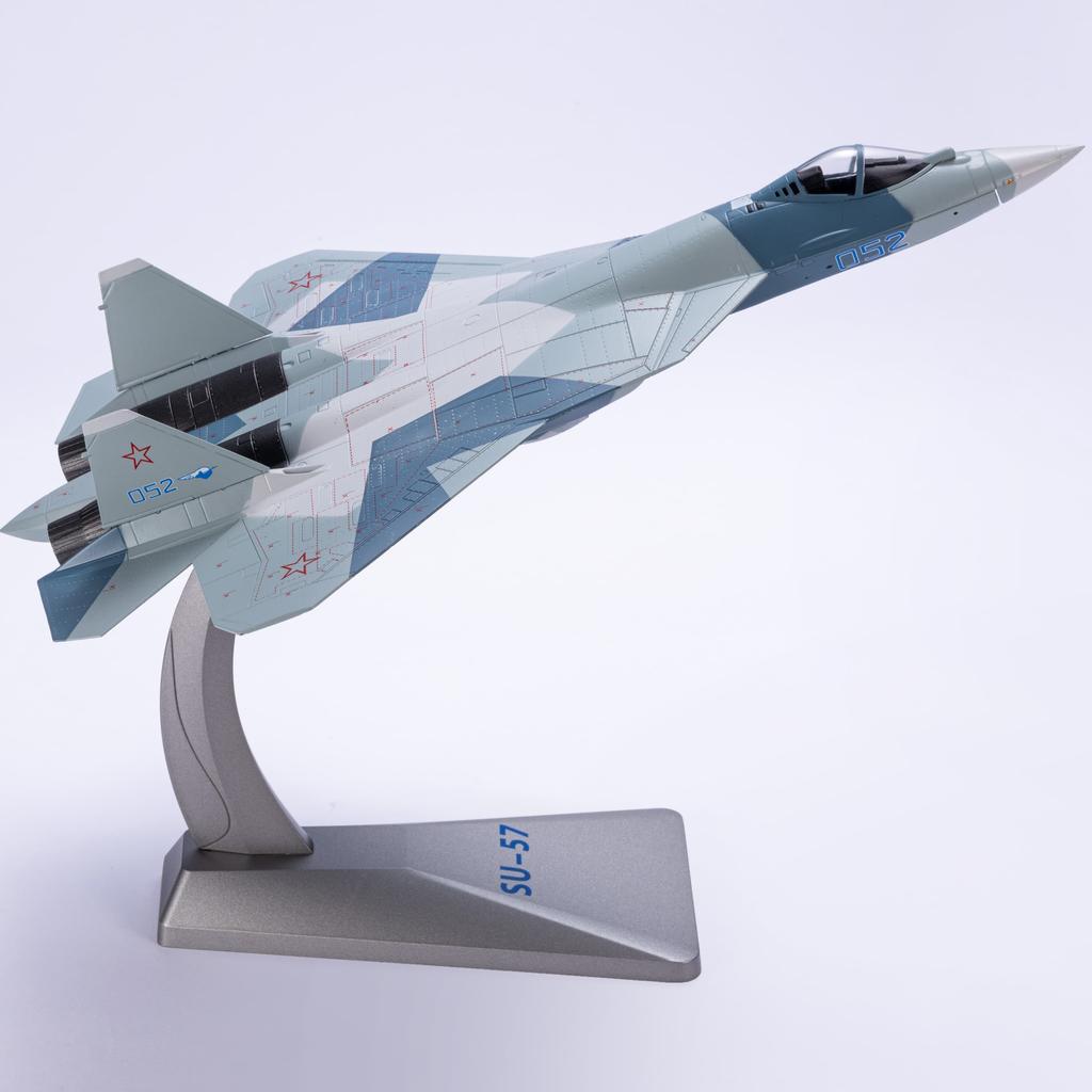 SU57 1/72 Metal Alloy Airplane Model(including base)Home Placement, Collection and Decoration Creative Gift